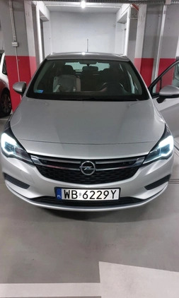 Opel Astra cena 41000 przebieg: 118000, rok produkcji 2016 z Warszawa małe 37